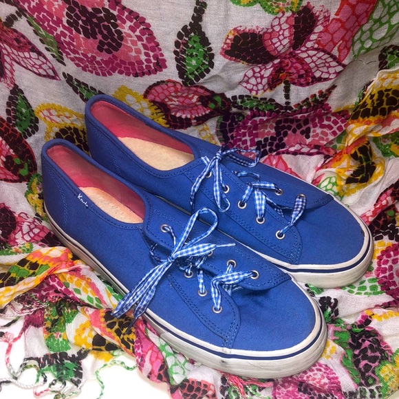 Women’s Blue Keds Sneakers 10 - Picture 1 of 9